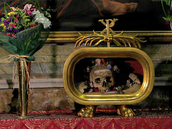 Evangelizing with the Skull of St Valentine | Fr. Dwight Longenecker