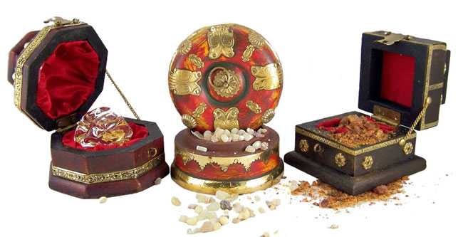 Gold, Frankincense, Myrrh - three biblical gifts in modern